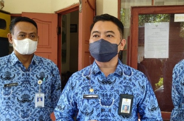 Plt Kepala Dinas Pendidikan HST Muhammad Anhar saat menjelaskan terkait persiapan PTM