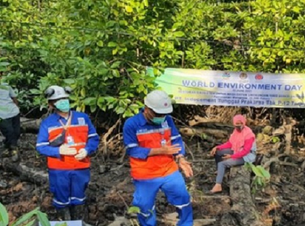Produsen semen PT Indocement Tunggal Prakarsa , Tbk Plant Tarjun, melakukan restorasi