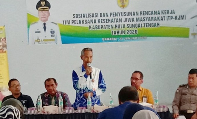 Sosialisasi dan penyusunan rencana kerja Tim Pelaksana Kesehatan Jiwa Masyarakat